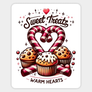 Sweet Treats Vintage Christmas Muffins Baking Magnet